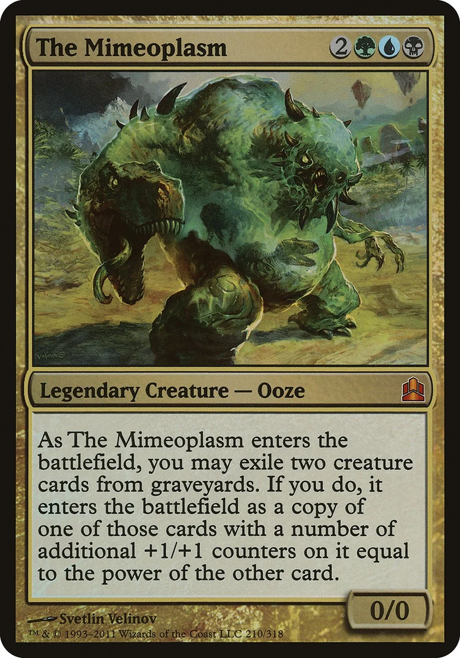 The Mimeoplasm (Commander 2011 Oversized) - Magic: The Gathering in TCG Land
