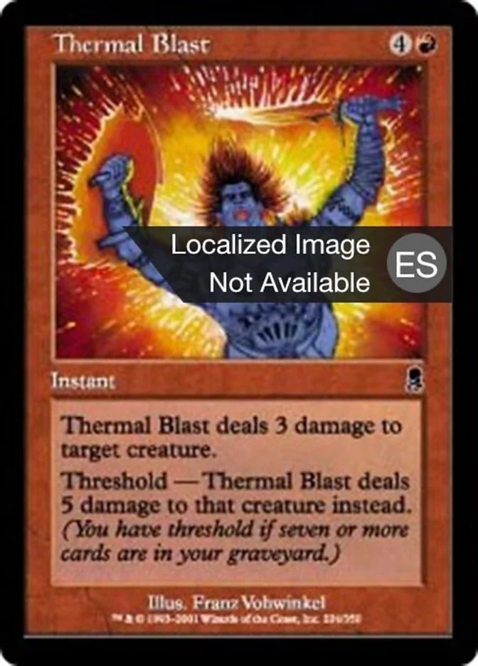 Explosión térmica (Odyssey) - Magic: The Gathering in TCG Land