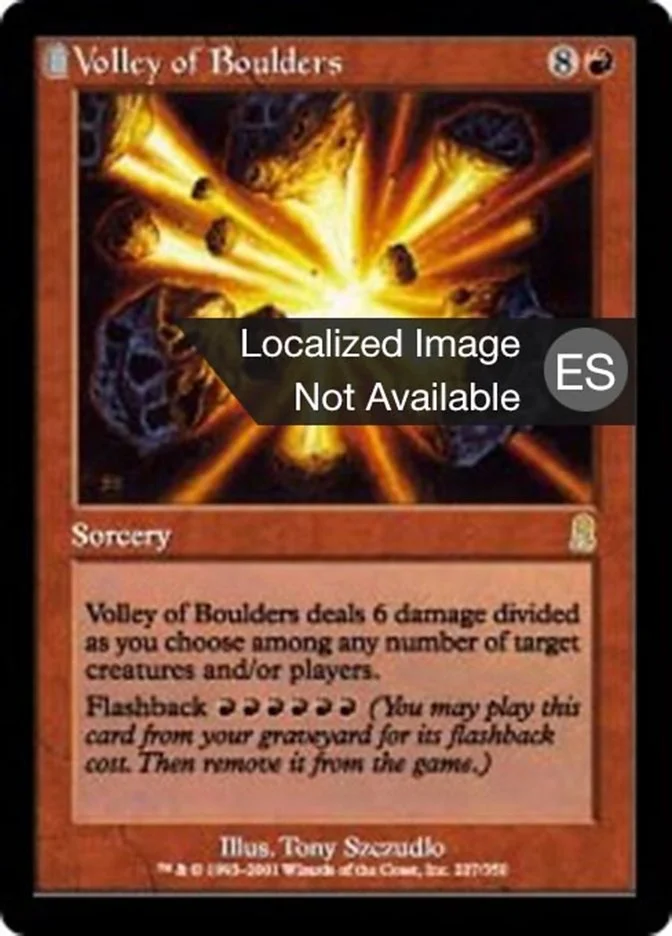 Descarga de rocas (Odyssey) - Magic: The Gathering in TCG Land