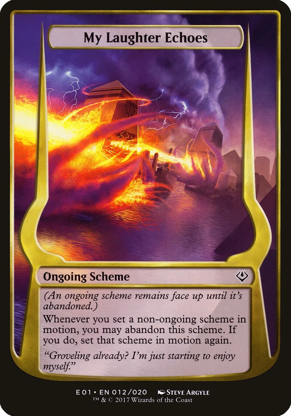 My Laughter Echoes (Archenemy: Nicol Bolas Schemes) - Magic: The Gathering in TCG Land