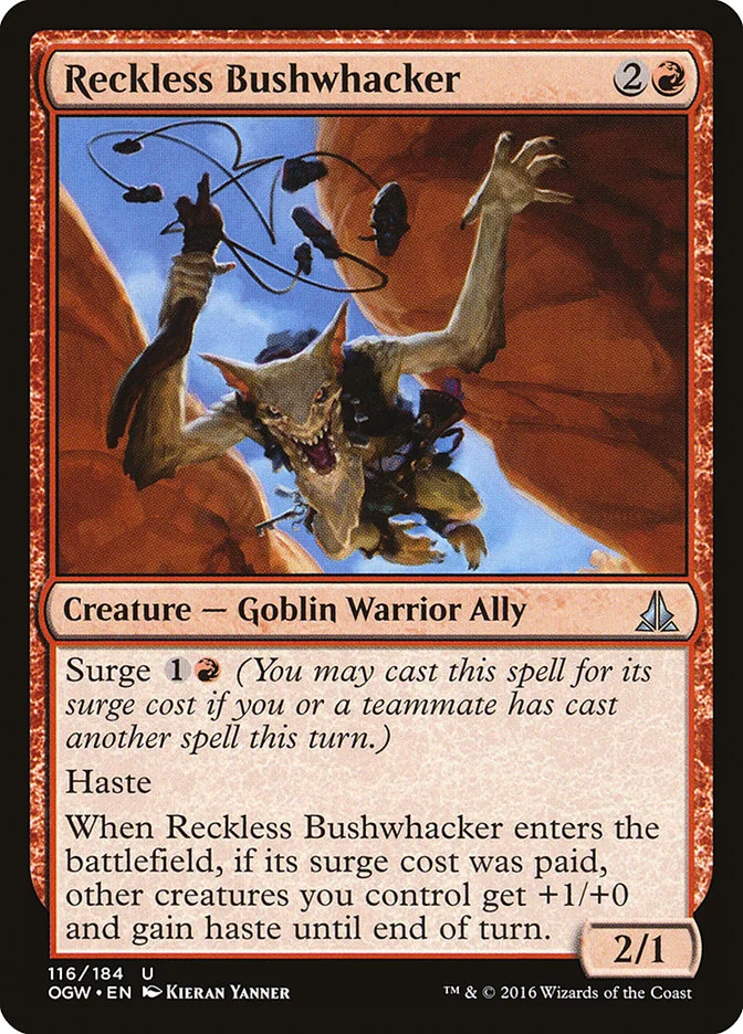 Reckless Bushwhacker (Oath of the Gatewatch) - Magic: The Gathering in TCG Land