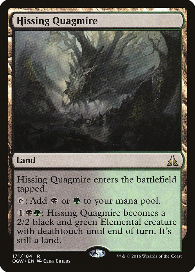Hissing Quagmire (Oath of the Gatewatch) - Magic: The Gathering in TCG Land