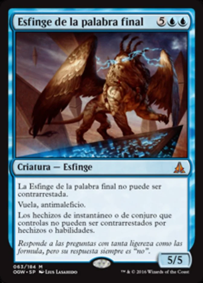 Esfinge de la palabra final (Oath of the Gatewatch) - Magic: The Gathering in TCG Land