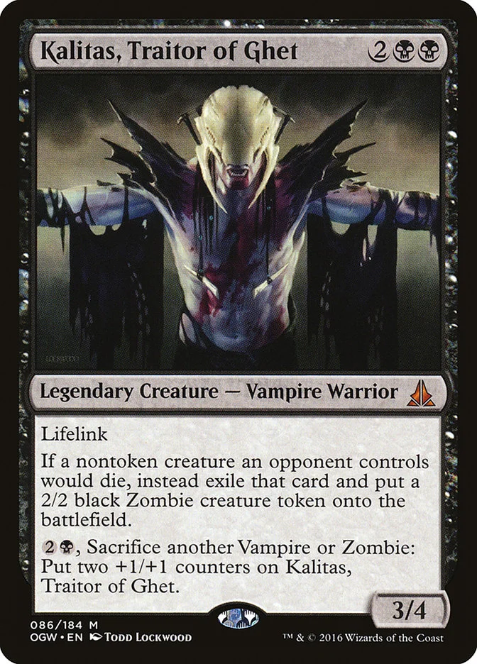 Kalitas, Traitor of Ghet (Oath of the Gatewatch) - Magic: The Gathering in TCG Land