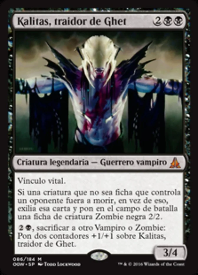 Kalitas, traidor de Ghet (Oath of the Gatewatch) - Magic: The Gathering in TCG Land