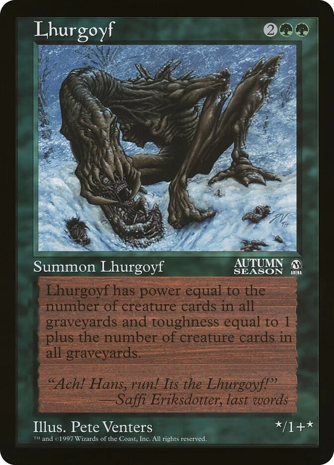 Lhurgoyf (Oversized League Prizes) - Magic: The Gathering in TCG Land
