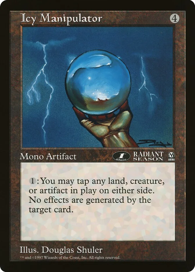 Icy Manipulator (Oversized League Prizes) - Magic: The Gathering in TCG Land