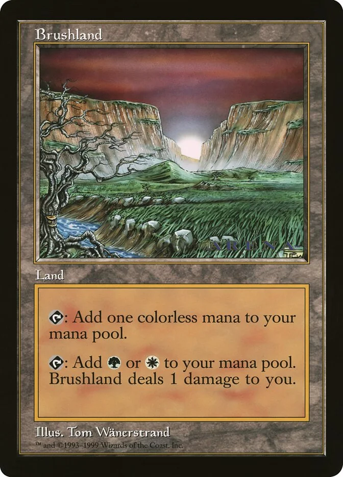 Brushland (Oversized League Prizes) - Magic: The Gathering in TCG Land