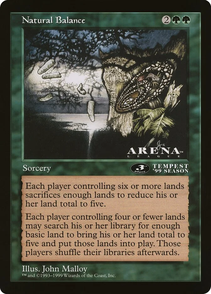 Natural Balance (Oversized League Prizes) - Magic: The Gathering in TCG Land