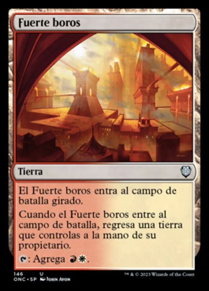 Fuerte boros (Phyrexia: All Will Be One Commander) - Magic: The Gathering in TCG Land México