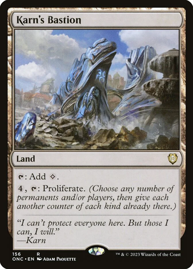 Karn's Bastion (Phyrexia: All Will Be One Commander) - Magic: The Gathering in TCG Land