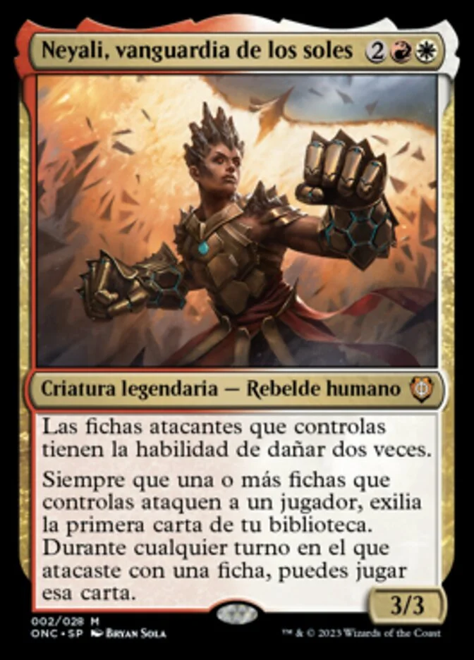 Neyali, vanguardia de los soles (Phyrexia: All Will Be One Commander) - Magic: The Gathering in TCG Land
