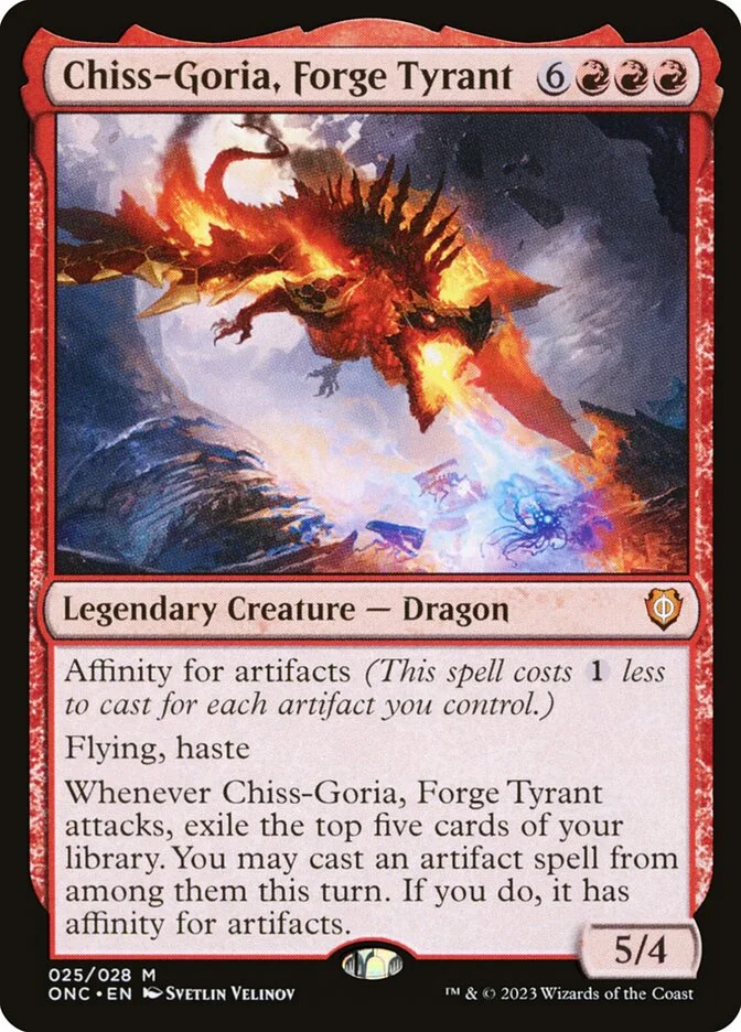 Chiss-Goria, Forge Tyrant (Phyrexia: All Will Be One Commander) - Magic: The Gathering in TCG Land