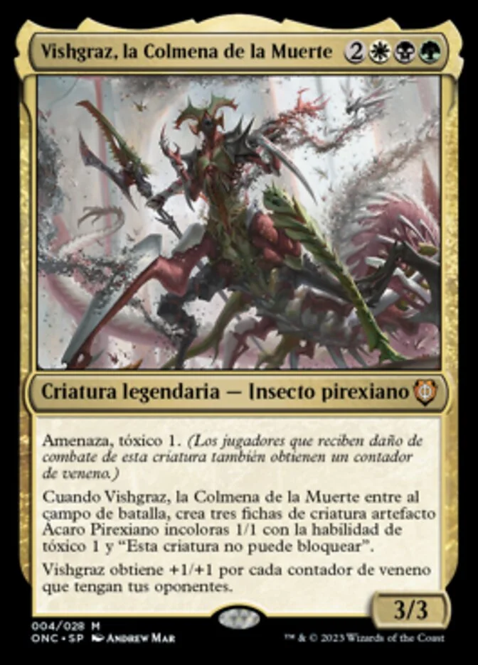 Vishgraz, la Colmena de la Muerte (Phyrexia: All Will Be One Commander) - Magic: The Gathering in TCG Land
