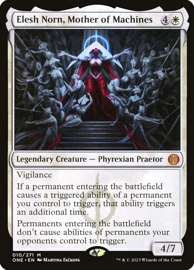 Elesh Norn, Mother of Machines (Phyrexia: All Will Be One) - Magic: The Gathering in TCG Land