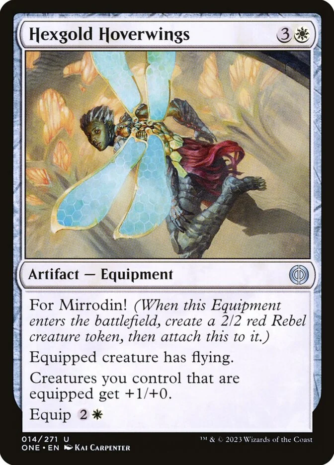 Hexgold Hoverwings (Phyrexia: All Will Be One) - Magic: The Gathering in TCG Land