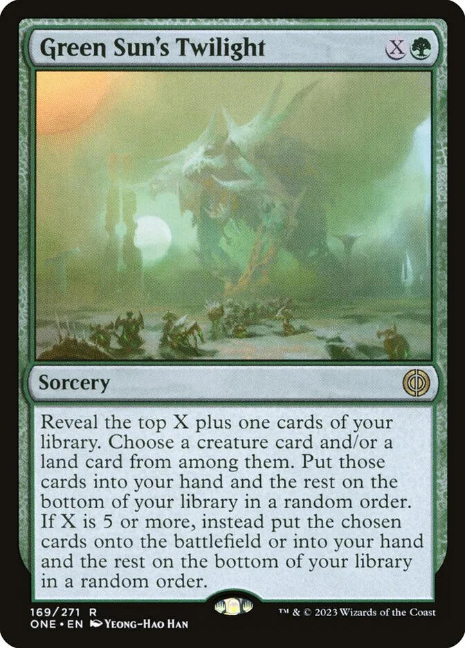 Green Sun's Twilight (Phyrexia: All Will Be One) - Magic: The Gathering in TCG Land