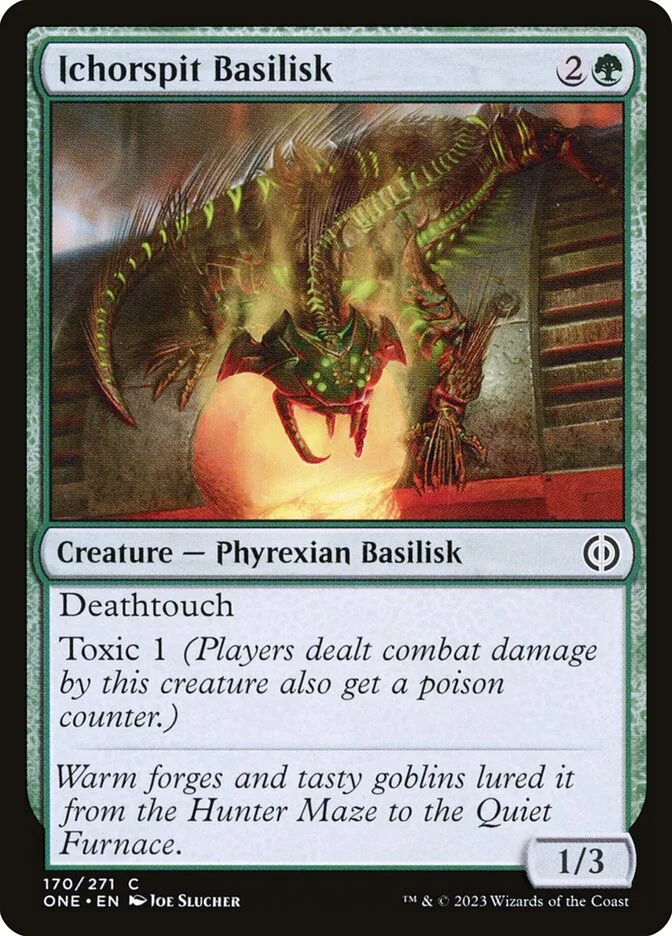Ichorspit Basilisk (Phyrexia: All Will Be One) - Magic: The Gathering in TCG Land
