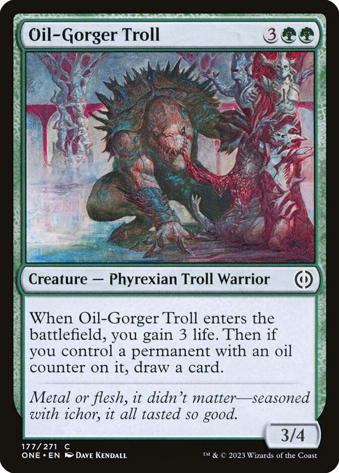 Oil-Gorger Troll (Phyrexia: All Will Be One) - Magic: The Gathering in TCG Land
