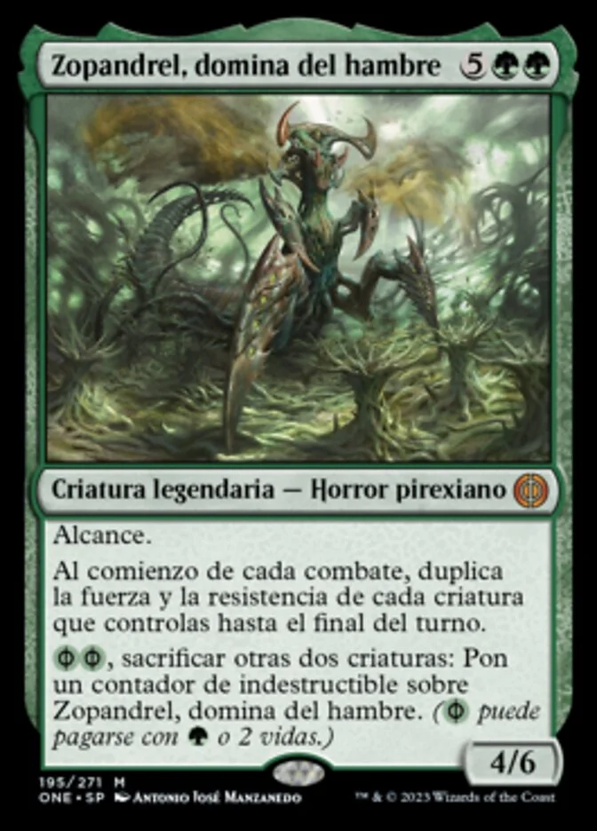 Zopandrel, domina del hambre MTG (Phyrexia: All Will Be One)