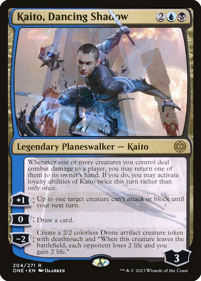 Kaito, Dancing Shadow (Phyrexia: All Will Be One) - Magic: The Gathering in TCG Land