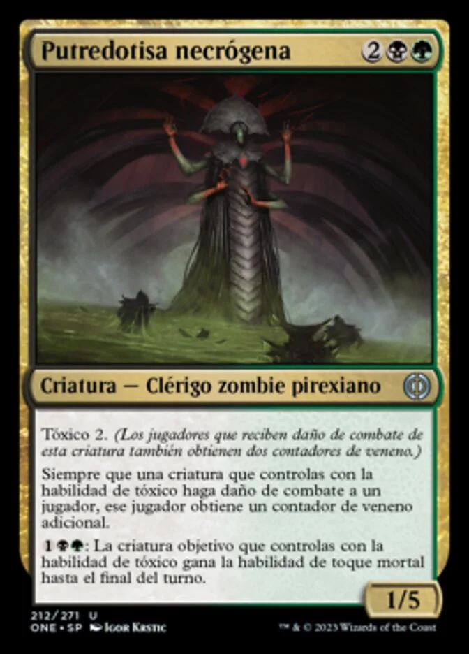 Putredotisa necrógena (Phyrexia: All Will Be One) - Magic: The Gathering in TCG Land México