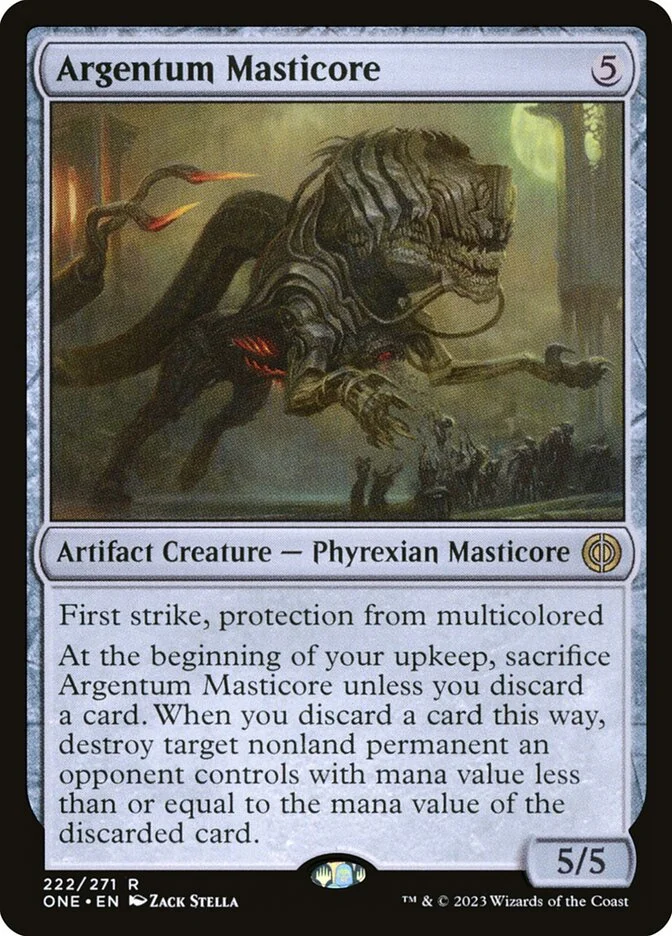 Argentum Masticore (Phyrexia: All Will Be One) - Magic: The Gathering in TCG Land