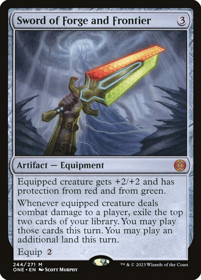 Sword of Forge and Frontier (Phyrexia: All Will Be One) - Magic: The Gathering in TCG Land