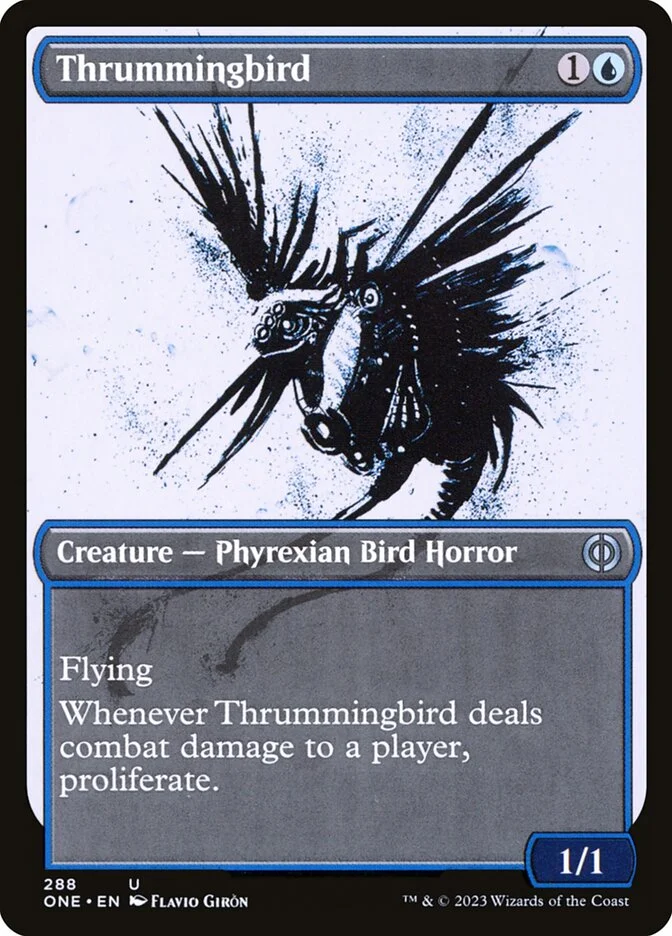 Thrummingbird (Phyrexia: All Will Be One) - Magic: The Gathering in TCG Land
