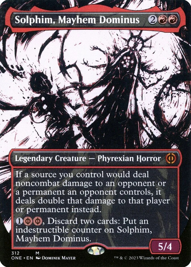 Solphim, Mayhem Dominus (Phyrexia: All Will Be One) - Magic: The Gathering in TCG Land