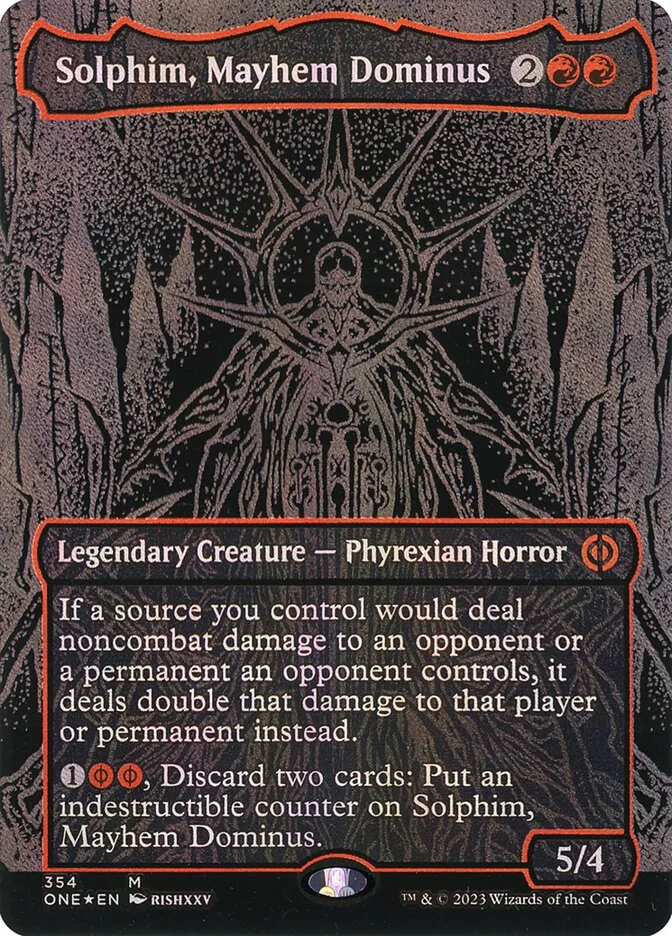 Solphim, Mayhem Dominus (Phyrexia: All Will Be One) - Magic: The Gathering in TCG Land