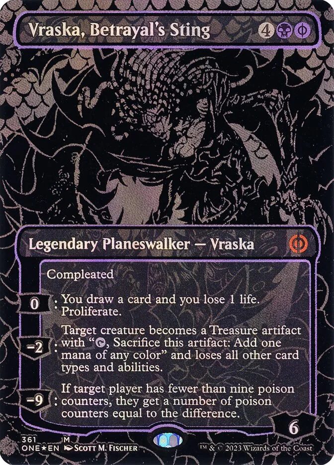 Vraska, Betrayal's Sting (Phyrexia: All Will Be One) - Magic: The Gathering in TCG Land