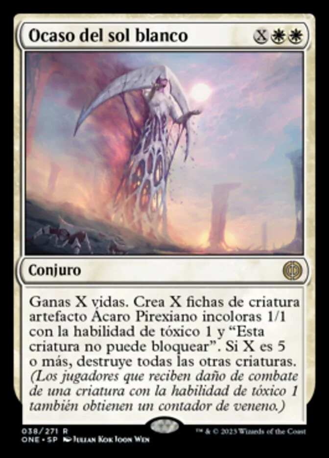 Ocaso del sol blanco (Phyrexia: All Will Be One) - Magic: The Gathering in TCG Land