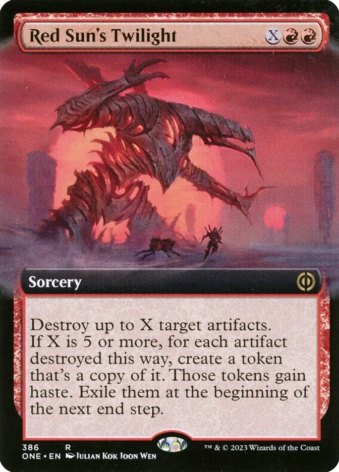 Red Sun's Twilight (Phyrexia: All Will Be One) - Magic: The Gathering in TCG Land