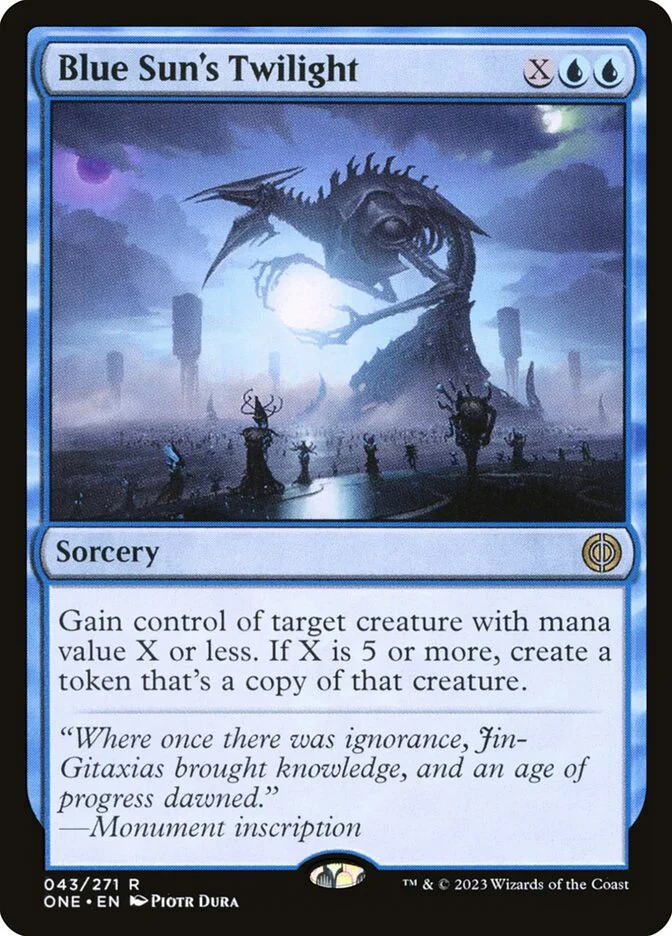 Blue Sun's Twilight (Phyrexia: All Will Be One) - Magic: The Gathering in TCG Land