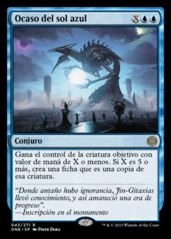 Ocaso del sol azul (Phyrexia: All Will Be One) - Magic: The Gathering in TCG Land