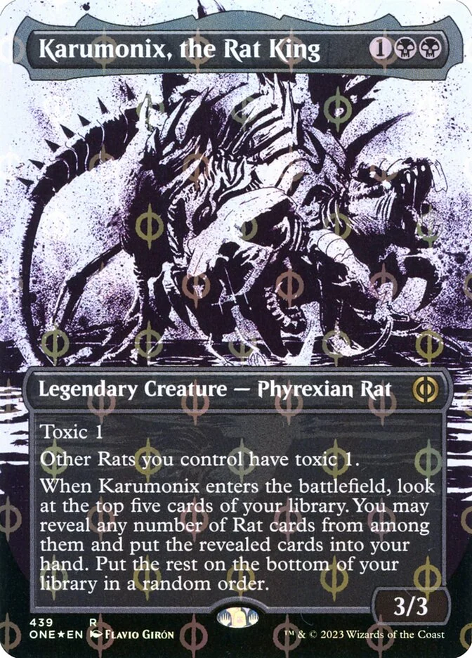 Karumonix, the Rat King (Phyrexia: All Will Be One) - Magic: The Gathering in TCG Land
