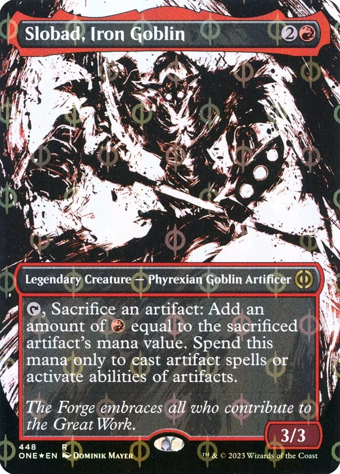 Slobad, Iron Goblin (Phyrexia: All Will Be One) - Magic: The Gathering in TCG Land