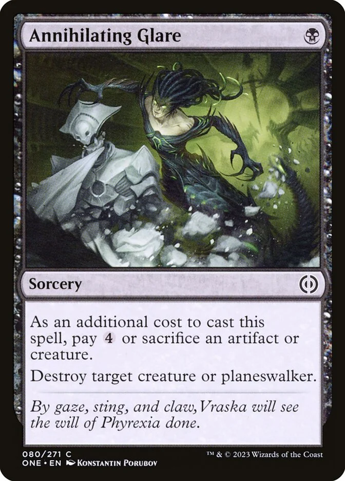 Annihilating Glare (Phyrexia: All Will Be One) - Magic: The Gathering in TCG Land