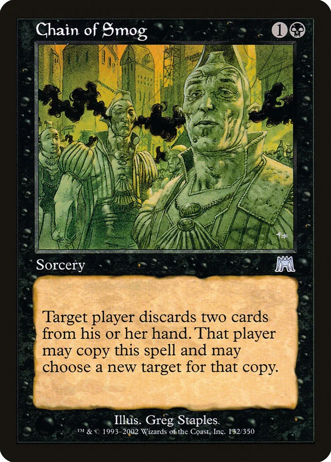 Chain of Smog (Onslaught) - Magic: The Gathering in TCG Land