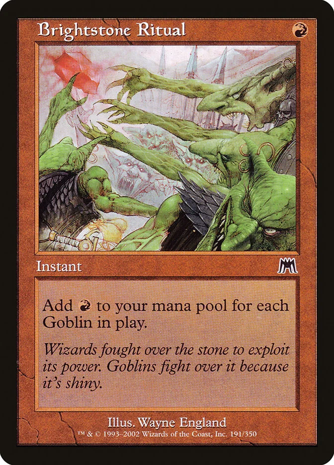 Brightstone Ritual (Onslaught) - Magic: The Gathering in TCG Land