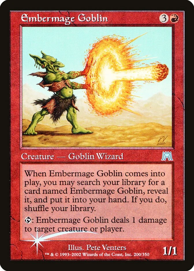 Embermage Goblin (Onslaught) - Magic: The Gathering in TCG Land