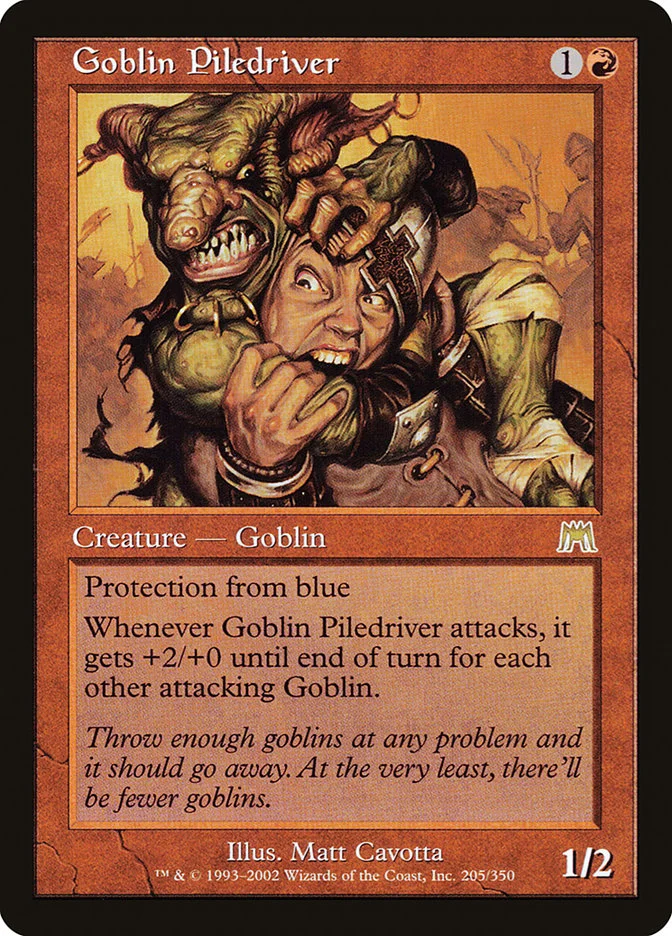 Goblin Piledriver (Onslaught) - Magic: The Gathering in TCG Land México