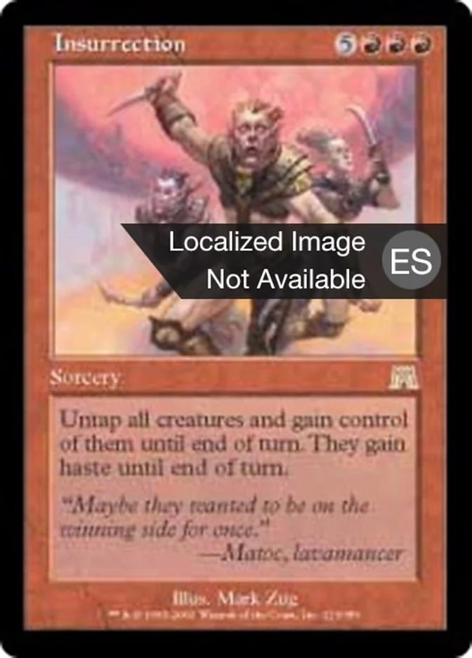 Insurrección (Onslaught) - Magic: The Gathering in TCG Land México