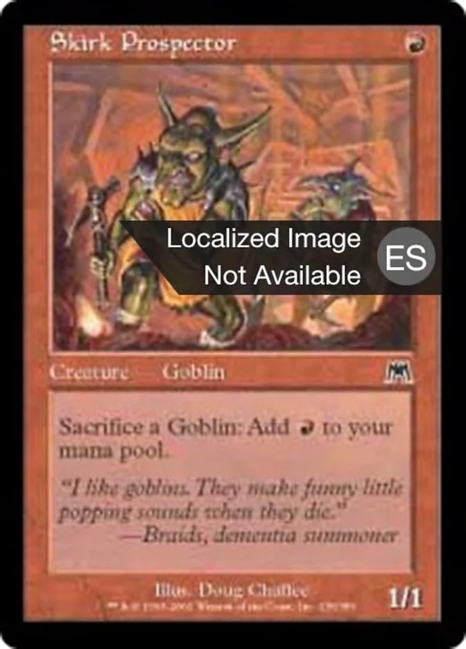 Minero de Skirk (Onslaught) - Magic: The Gathering in TCG Land México