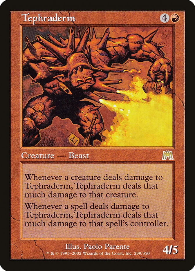 Tephraderm (Onslaught) - Magic: The Gathering in TCG Land