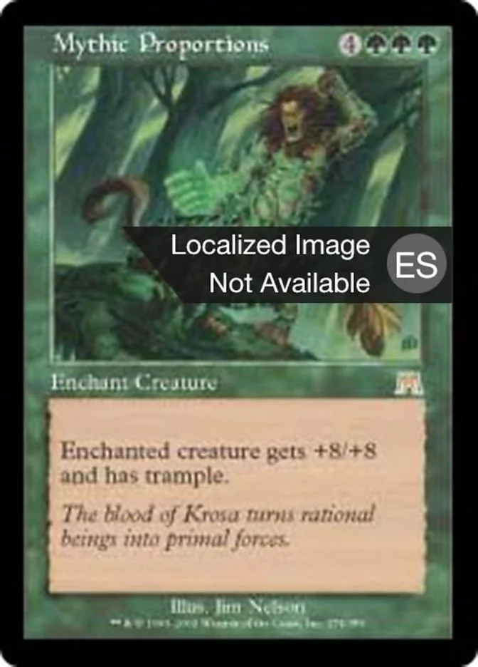 Proporciones míticas (Onslaught) - Magic: The Gathering in TCG Land