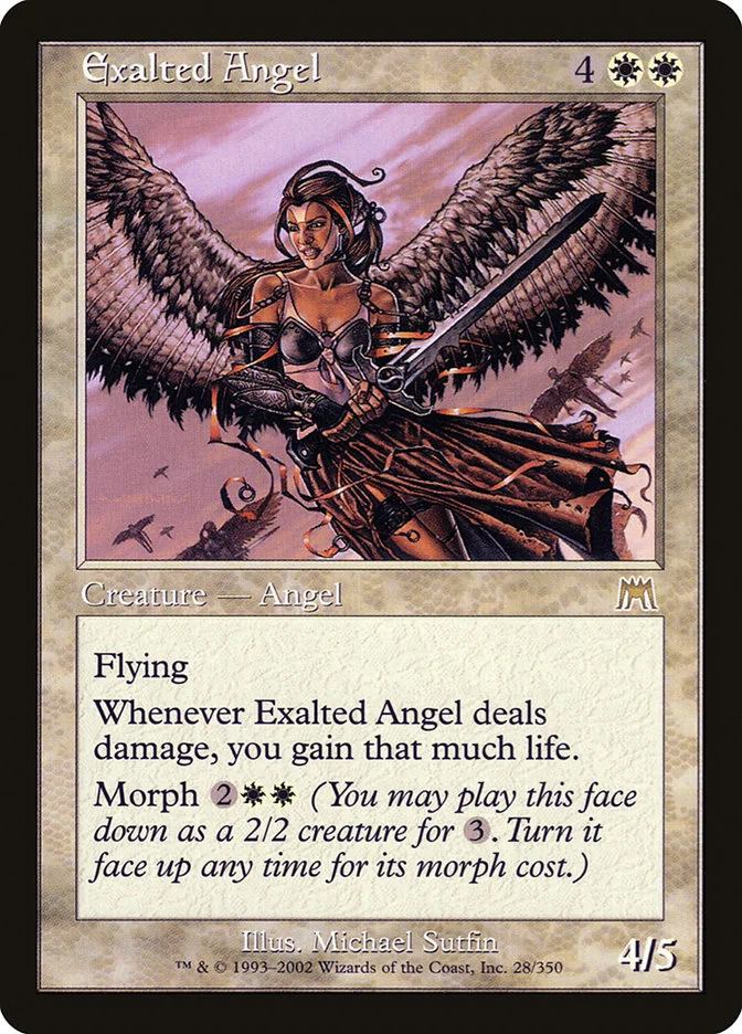 Exalted Angel (Onslaught) - Magic: The Gathering in TCG Land