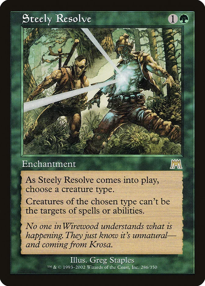 Steely Resolve (Onslaught) - Magic: The Gathering in TCG Land