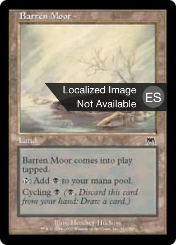 Páramo estéril (Onslaught) - Magic: The Gathering in TCG Land